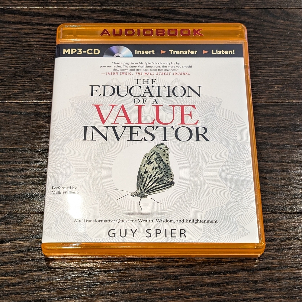 The Education Of A Value Investor by Guy Spier, audiobook CD mp3